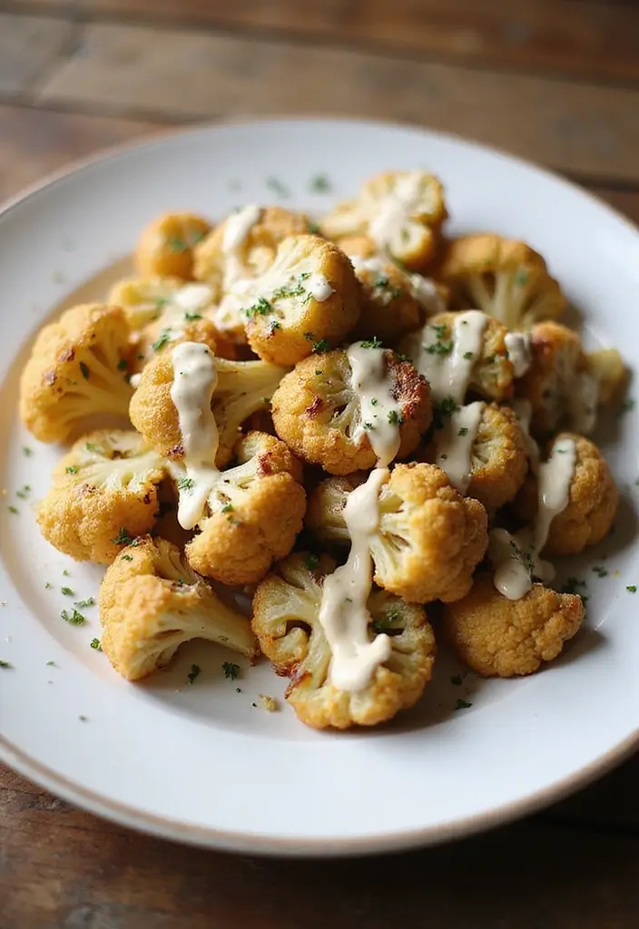 30 Mediterranean Christmas Recipes for a Festive Table 108 30 Mediterranean Christmas Recipes for a Festive Table - 18. Roasted Cauliflower with Tahini Sauce