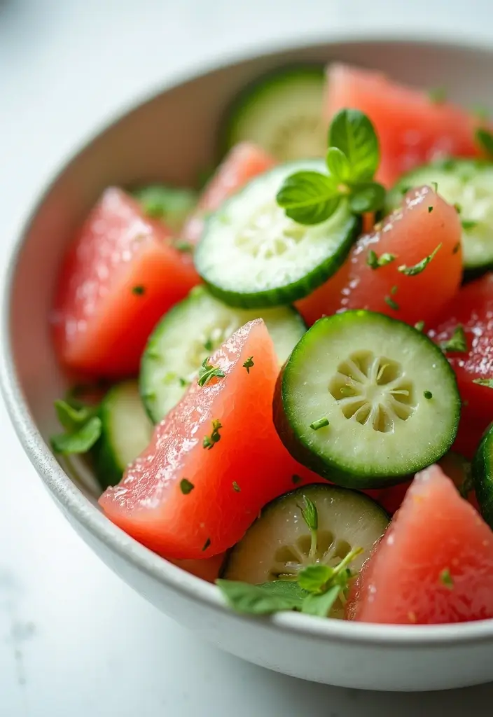 30 Mediterranean Cucumber Salad Recipes for Fresh Summer Days - 26. Cucumber and Grapefruit Salad