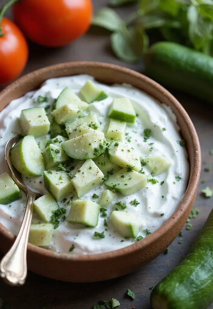 30 Mediterranean Cucumber Salad Recipes for Fresh Summer Days - 4. Tzatziki Cucumber Salad
