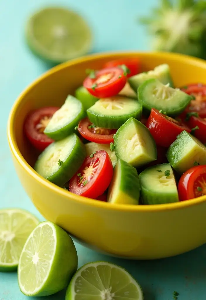 30 Mediterranean Cucumber Salad Recipes for Fresh Summer Days - 8. Cucumber Tomato Avocado Salad