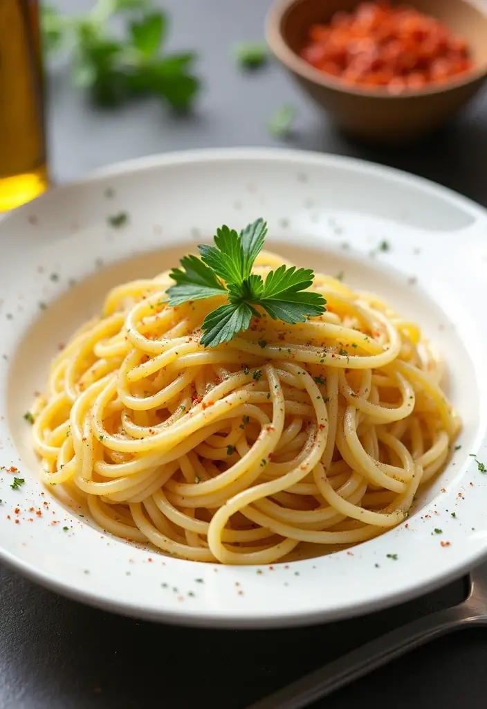 30 Mediterranean Diet Lunch Recipes to Keep You Energized 83 30 Mediterranean Diet Lunch Recipes to Keep You Energized - 13. Spaghetti Aglio e Olio