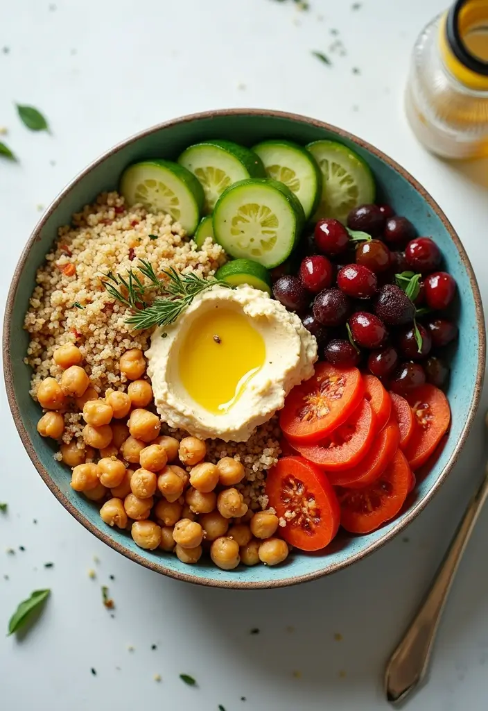 30 Mediterranean Diet Lunch Recipes to Keep You Energized 88 30 Mediterranean Diet Lunch Recipes to Keep You Energized - 14. Mediterranean Grain Bowl