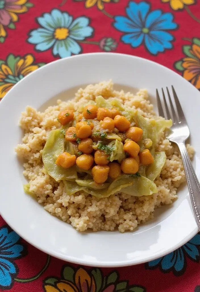 30 Mediterranean Diet Lunch Recipes to Keep You Energized 145 30 Mediterranean Diet Lunch Recipes to Keep You Energized - 23. Cabbage and Chickpea Stir-Fry