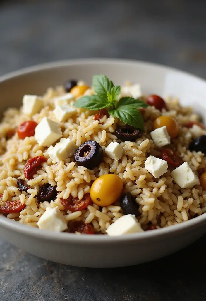 30 Mediterranean Diet Lunch Recipes to Keep You Energized 159 30 Mediterranean Diet Lunch Recipes to Keep You Energized - 25. Mediterranean Orzo Salad