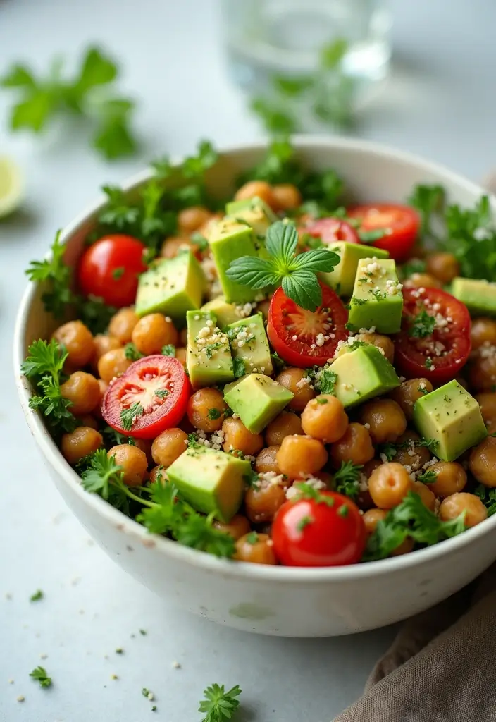 30 Mediterranean Diet Recipes for Beginners Made Simple 152 30 Mediterranean Diet Recipes for Beginners Made Simple - 24. Chickpea and Avocado Salad