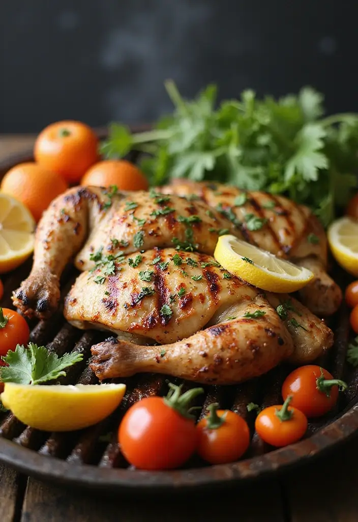 30 Mediterranean Diet Recipes to Lower Cholesterol Naturally - 1. Lemon Herb Grilled Chicken