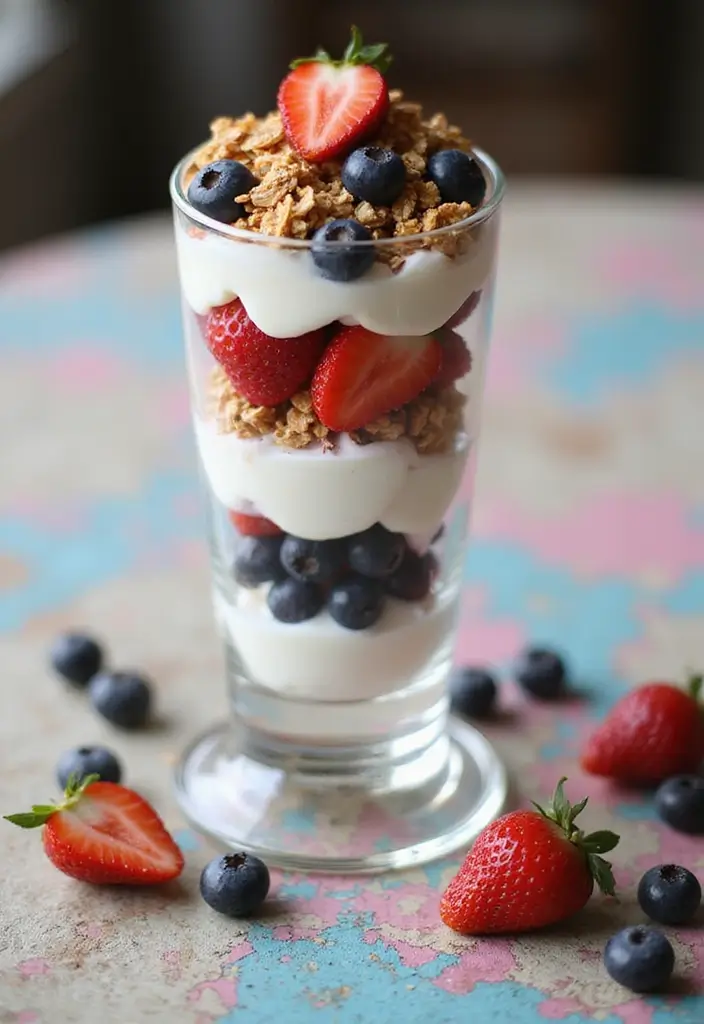 30 Mediterranean Diet Recipes to Lower Cholesterol Naturally - 10. Greek Yogurt Parfait