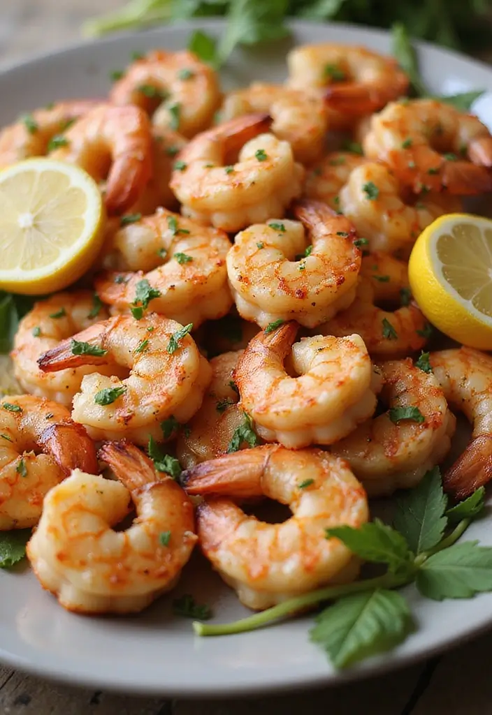 30 Mediterranean Diet Recipes to Lower Cholesterol Naturally - 18. Grilled Shrimp Skewers with Garlic and Lemon