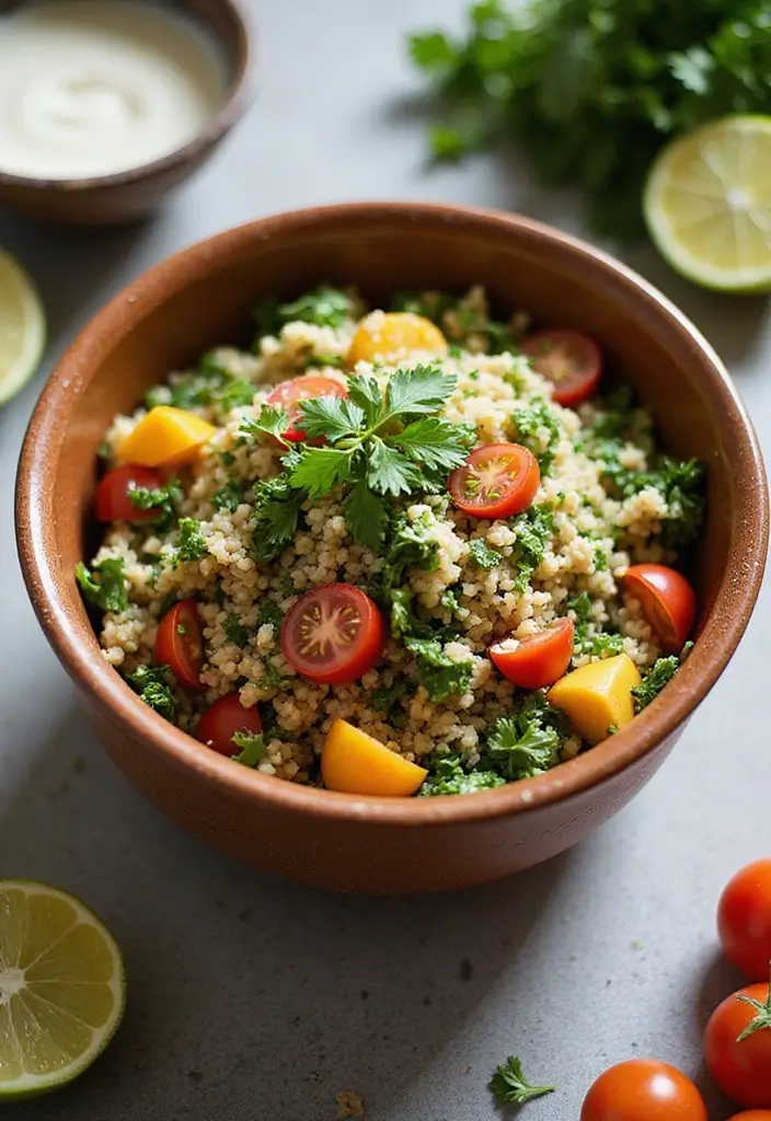 30 Mediterranean Diet Recipes to Lower Cholesterol Naturally - 26. Tabbouleh Salad