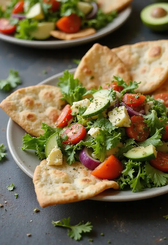 30 Mediterranean Diet Recipes to Lower Cholesterol Naturally - 27. Fattoush Salad