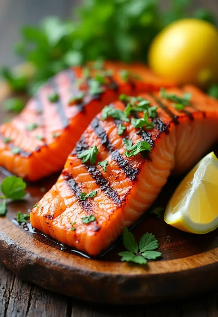 30 Mediterranean Diet Recipes with Salmon That Are Heart Healthy - 1. Grilled Lemon Herb Salmon