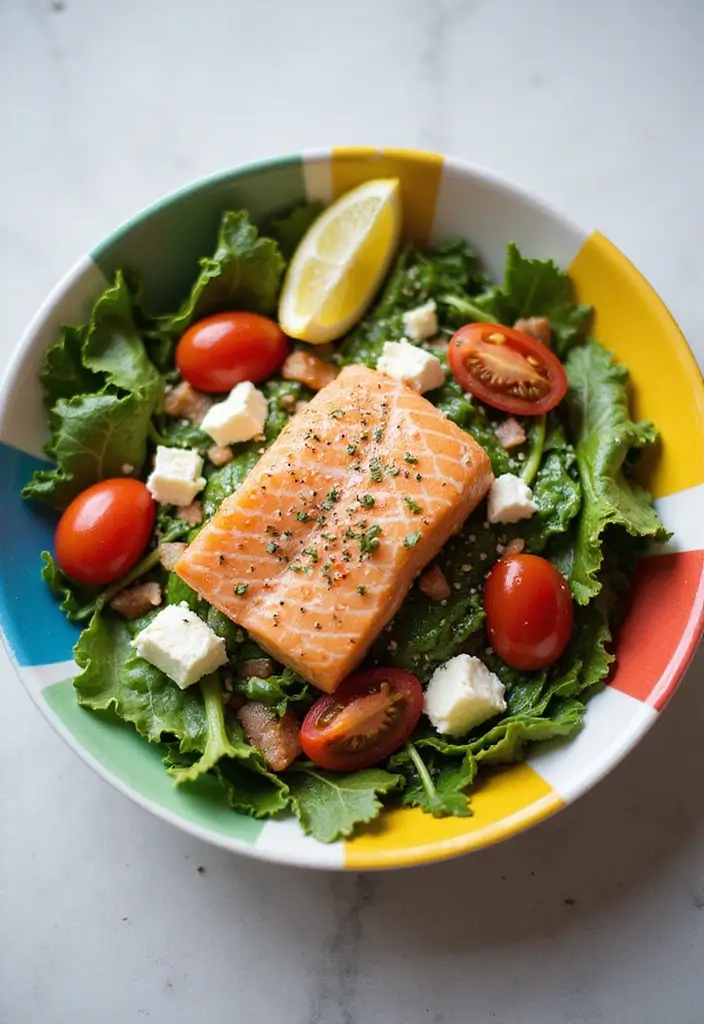 30 Mediterranean Diet Recipes with Salmon That Are Heart Healthy - 2. Mediterranean Salmon Salad
