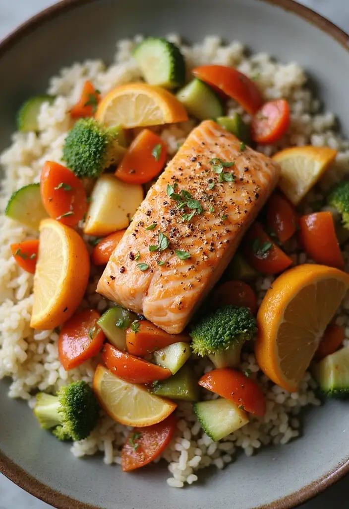 30 Mediterranean Diet Recipes with Salmon That Are Heart Healthy - 20. Salmon and Vegetable Stir-Fry