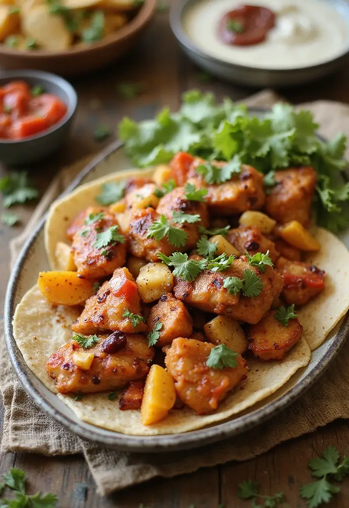 30+ Mediterranean Diet Slow Cooker Dinners Featuring Greek Chicken - 29. Slow Cooker Greek Chicken Fajitas