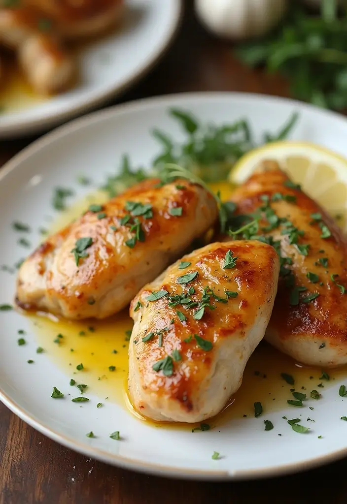 30+ Mediterranean Diet Slow Cooker Dinners Featuring Greek Chicken - 30. Greek Chicken with Lemon and Garlic