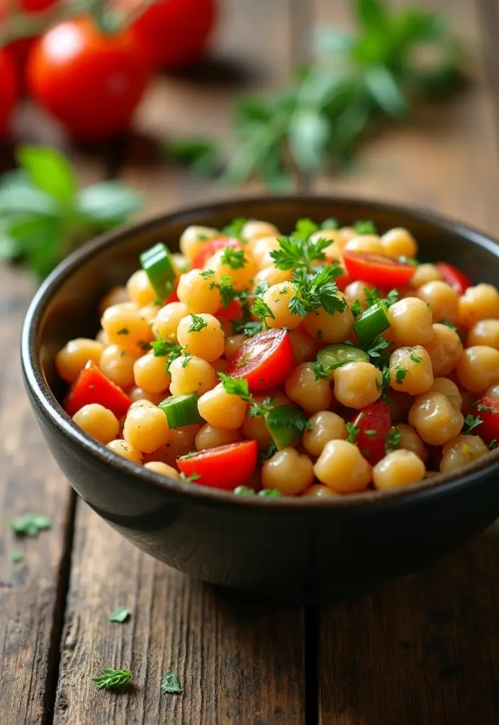 30 Mediterranean Garbanzo Bean Recipes Packed with Protein 1 30 Mediterranean Garbanzo Bean Recipes Packed with Protein - 1. Classic Mediterranean Chickpea Salad