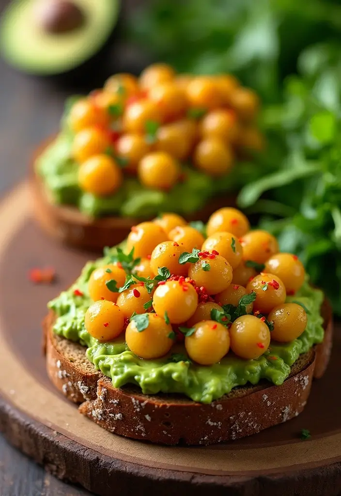 30 Mediterranean Garbanzo Bean Recipes Packed with Protein 119 30 Mediterranean Garbanzo Bean Recipes Packed with Protein - 21. Chickpea and Avocado Toast