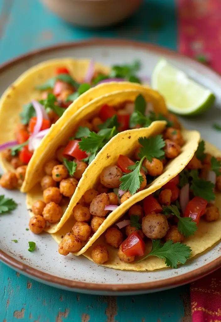 30 Mediterranean Garbanzo Bean Recipes Packed with Protein 124 30 Mediterranean Garbanzo Bean Recipes Packed with Protein - 22. Mediterranean Chickpea Tacos