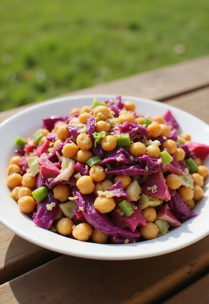 30 Mediterranean Garbanzo Bean Recipes Packed with Protein 141 30 Mediterranean Garbanzo Bean Recipes Packed with Protein - 25. Mediterranean Chickpea and Cabbage Slaw