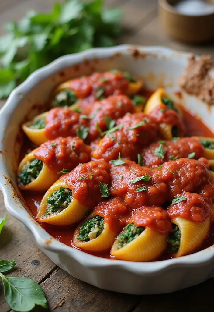 30 Mediterranean Garbanzo Bean Recipes Packed with Protein 148 30 Mediterranean Garbanzo Bean Recipes Packed with Protein - 26. Chickpea and Spinach Stuffed Shells