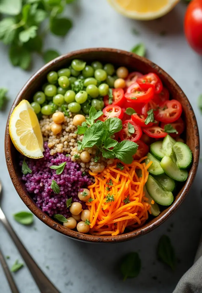 30 Mediterranean Garbanzo Bean Recipes Packed with Protein 13 30 Mediterranean Garbanzo Bean Recipes Packed with Protein - 3. Mediterranean Quinoa and Chickpea Bowl