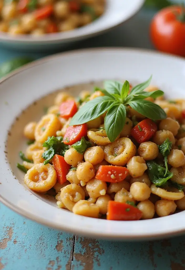 30 Mediterranean Garbanzo Bean Recipes Packed with Protein 51 30 Mediterranean Garbanzo Bean Recipes Packed with Protein - 9. Chickpea Pasta Primavera