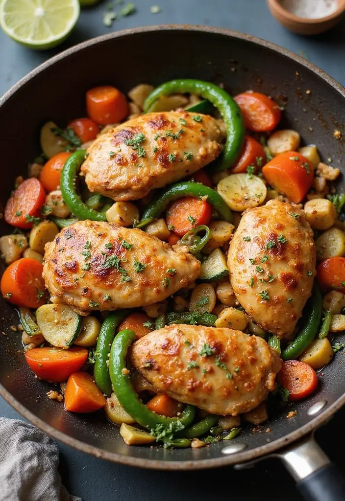 30 Mediterranean One-Pan Chicken Recipes for Easy Dinners 56 30 Mediterranean One-Pan Chicken Recipes for Easy Dinners - 10. One-Pan Chicken and Vegetable Stir-Fry