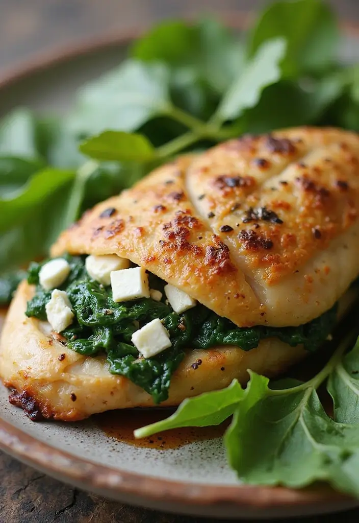30 Mediterranean One-Pan Chicken Recipes for Easy Dinners 63 30 Mediterranean One-Pan Chicken Recipes for Easy Dinners - 11. Baked Mediterranean Chicken with Spinach and Feta