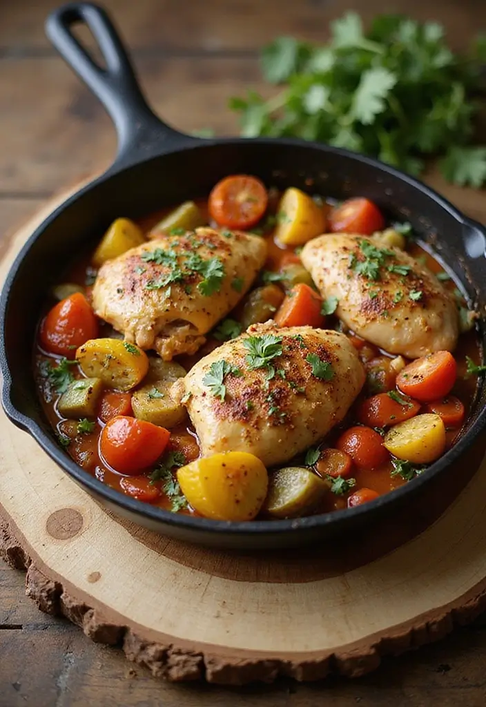 30 Mediterranean One-Pan Chicken Recipes for Easy Dinners 96 30 Mediterranean One-Pan Chicken Recipes for Easy Dinners - 16. One-Pan Chicken with Mediterranean Spices