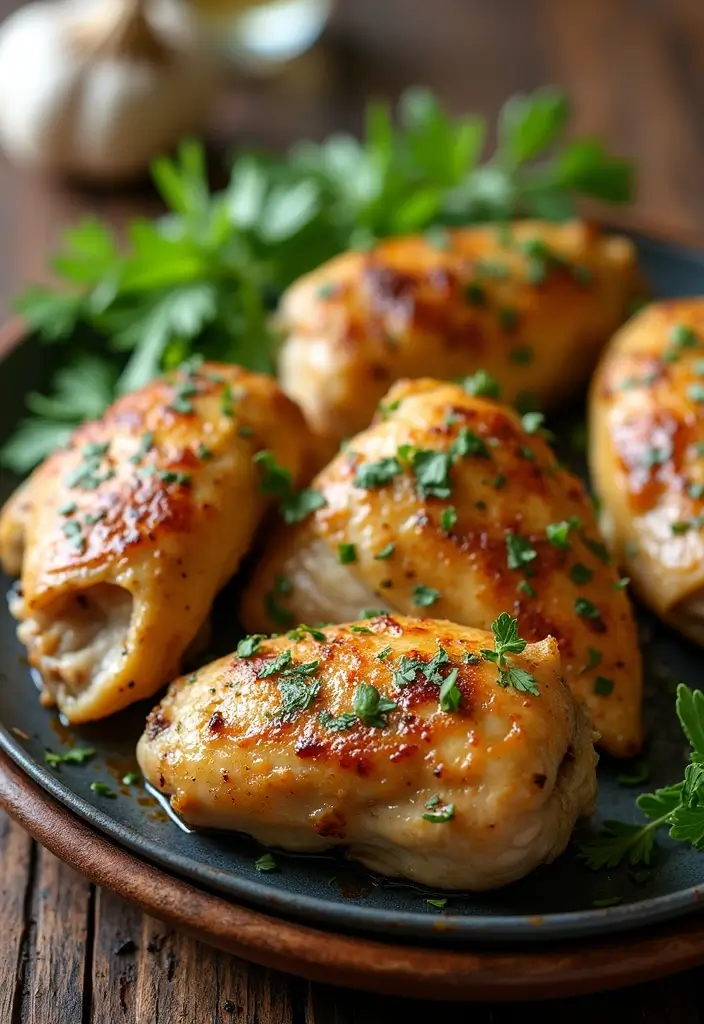 30 Mediterranean One-Pan Chicken Recipes for Easy Dinners 128 30 Mediterranean One-Pan Chicken Recipes for Easy Dinners - 22. One-Pan Chicken with Garlic and Herbs