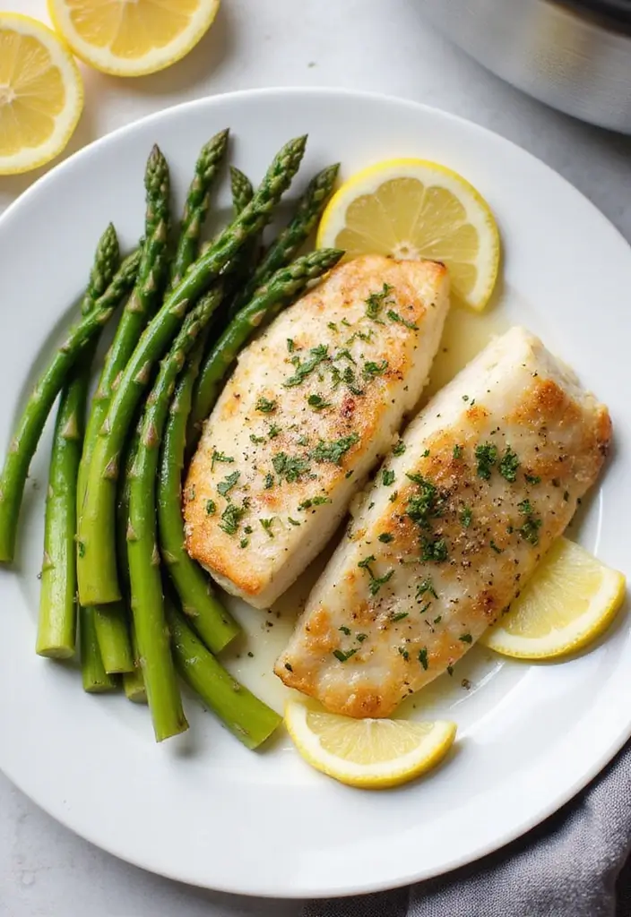 30 Mediterranean Sea Bass Recipes for Seafood Lovers 83 30 Mediterranean Sea Bass Recipes for Seafood Lovers - 13. Mediterranean Sea Bass with Asparagus and Lemon