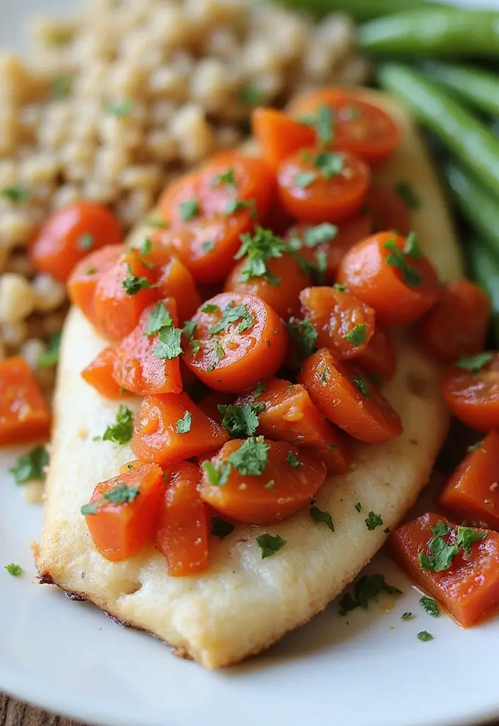 30 Mediterranean Sea Bass Recipes for Seafood Lovers 119 30 Mediterranean Sea Bass Recipes for Seafood Lovers - 19. Mediterranean Sea Bass with Tomato Relish