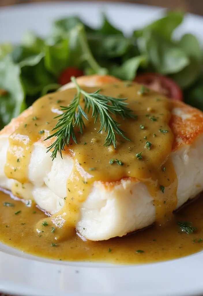 30 Mediterranean Sea Bass Recipes for Seafood Lovers 140 30 Mediterranean Sea Bass Recipes for Seafood Lovers - 22. Mediterranean Sea Bass with Mustard Dill Sauce