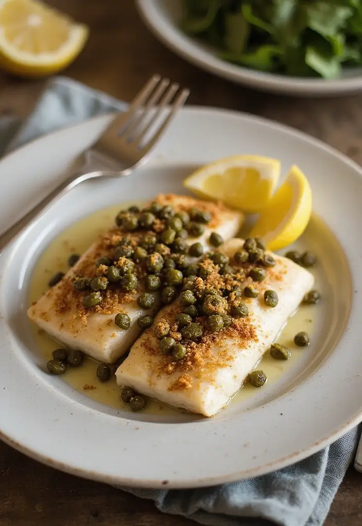 30 Mediterranean Sea Bass Recipes for Seafood Lovers 173 30 Mediterranean Sea Bass Recipes for Seafood Lovers - 27. Mediterranean Sea Bass with Fried Capers