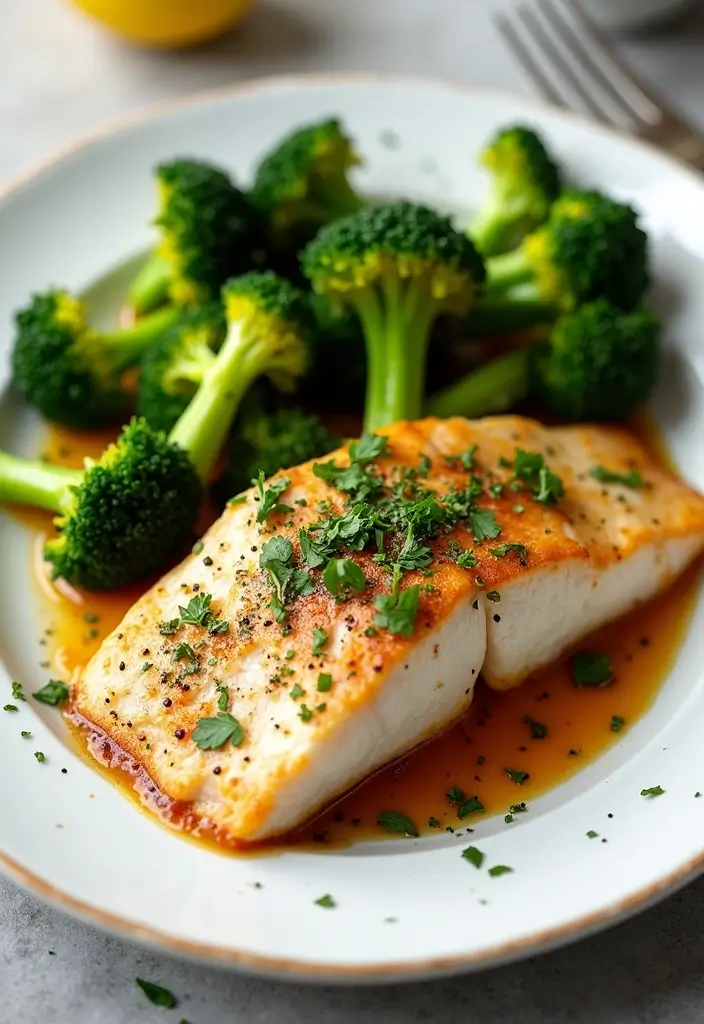 30 Mediterranean Sea Bass Recipes for Seafood Lovers 187 30 Mediterranean Sea Bass Recipes for Seafood Lovers - 29. Mediterranean Sea Bass with Garlic Lemon Broccoli