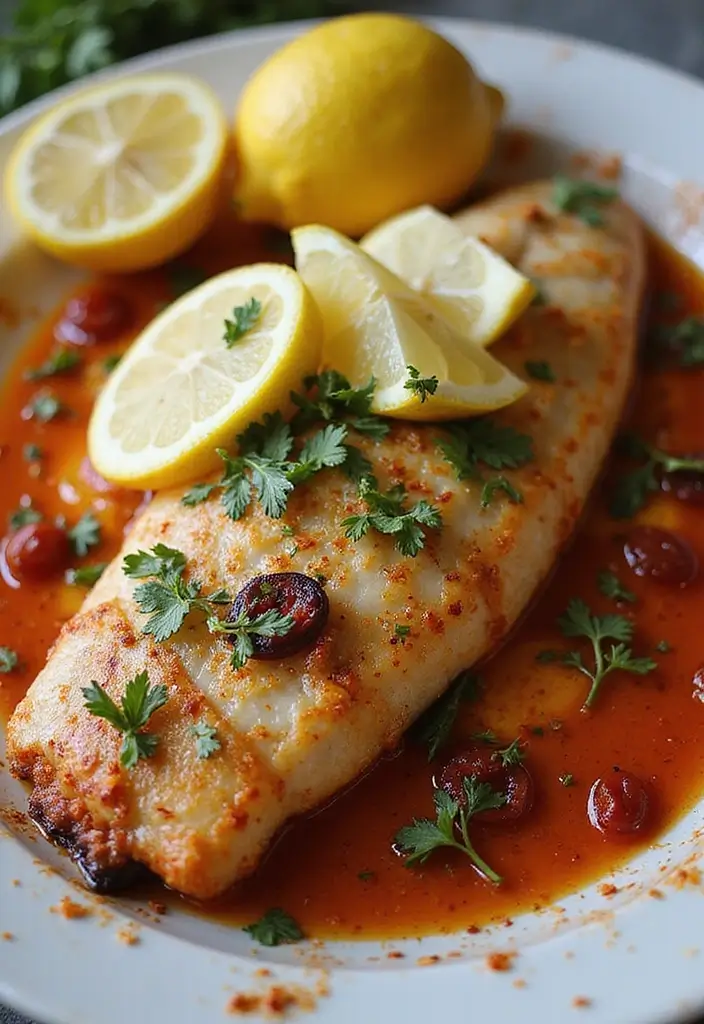 30 Mediterranean Sea Bass Recipes for Seafood Lovers 43 30 Mediterranean Sea Bass Recipes for Seafood Lovers - 7. Spicy Mediterranean Sea Bass Bake