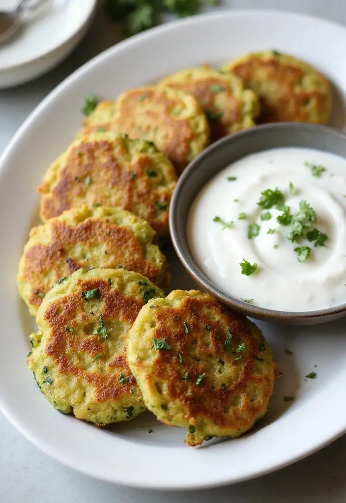 30 Mediterranean Side Dish Recipes That Steal the Spotlight - 13. Zucchini Fritters