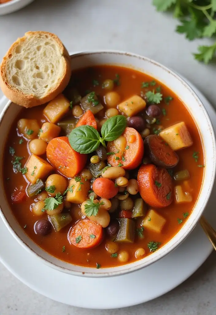 30 Mediterranean Side Dish Recipes That Steal the Spotlight - 26. Vegan Minestrone Soup