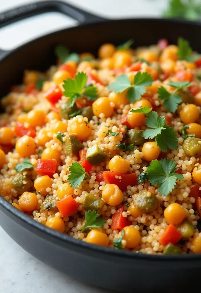 30 One-Pan Mediterranean Recipes for Quick and Easy Meals - 11. One-Pan Mediterranean Couscous