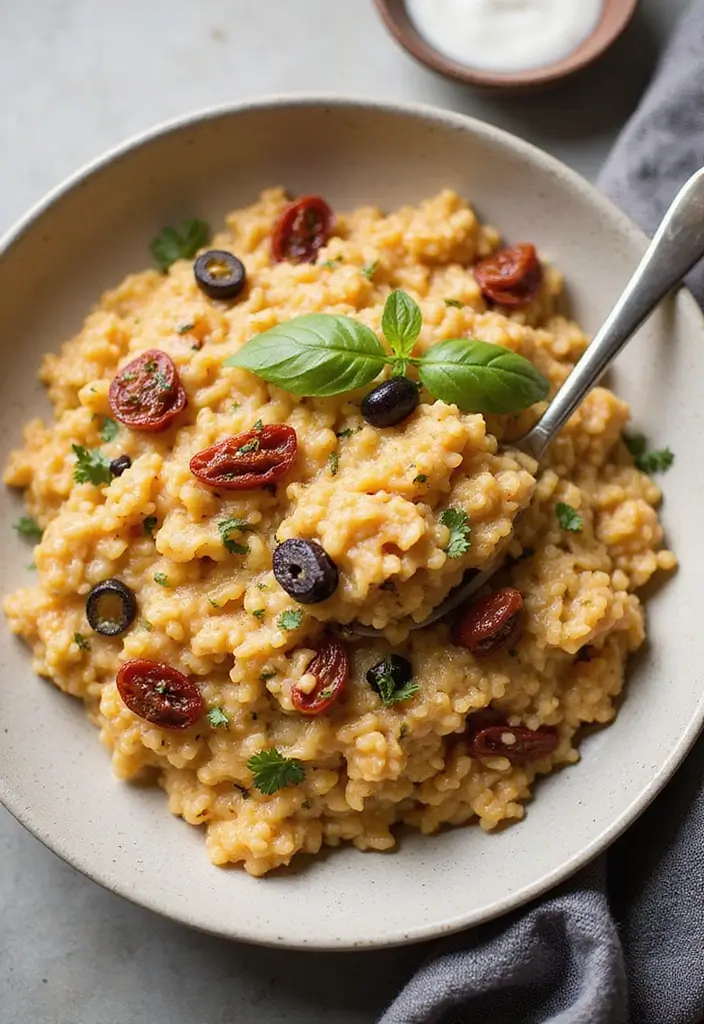 30 One-Pan Mediterranean Recipes for Quick and Easy Meals - 19. One-Pan Mediterranean Risotto