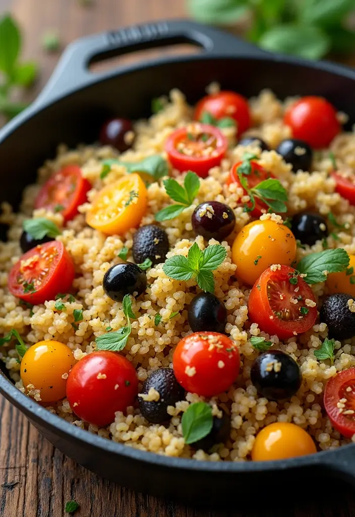 30 One-Pan Mediterranean Recipes for Quick and Easy Meals - 2. One-Pan Mediterranean Quinoa