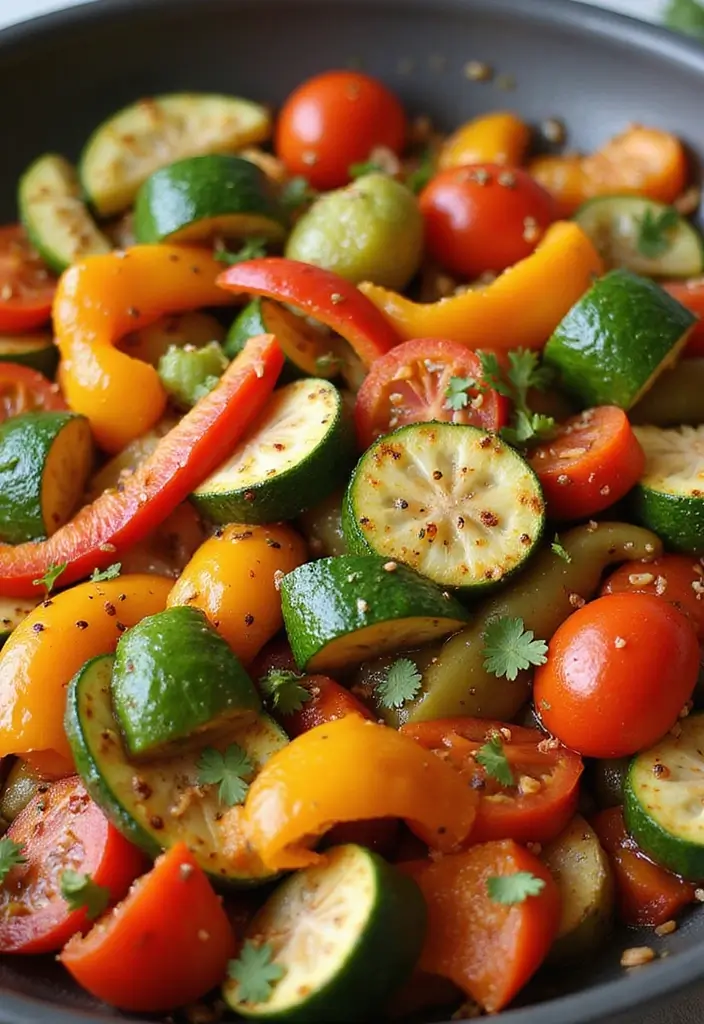 30 One-Pan Mediterranean Recipes for Quick and Easy Meals - 23. Mediterranean Vegetable Stir-Fry