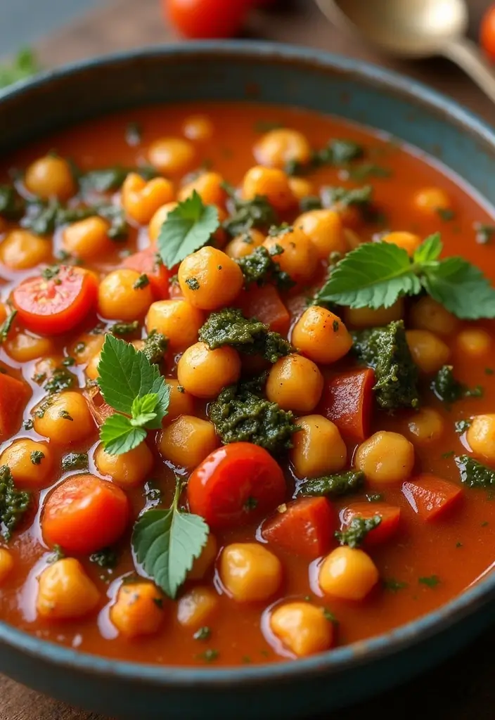 30 One-Pan Mediterranean Recipes for Quick and Easy Meals - 3. Mediterranean Chickpea Stew