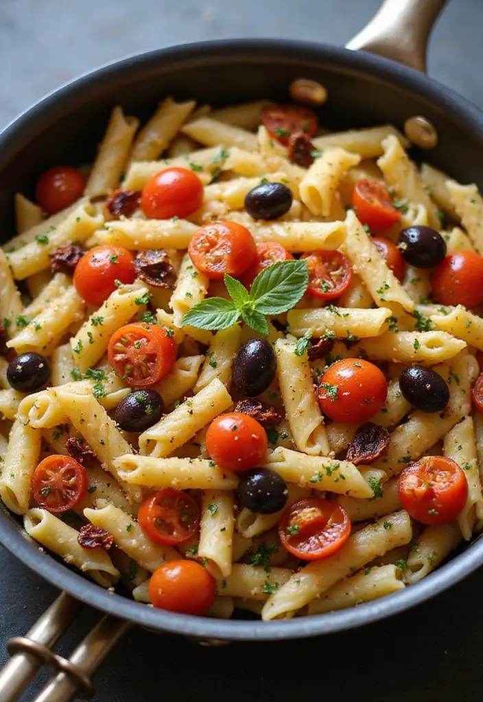 30 One-Pan Mediterranean Recipes for Quick and Easy Meals - 4. One-Pan Mediterranean Pasta