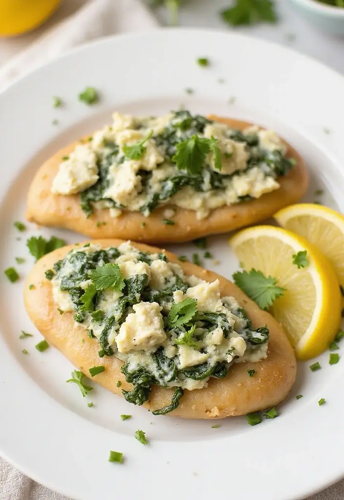 30 Weight Watchers Mediterranean Recipes You’ll Actually Crave 82 30 Weight Watchers Mediterranean Recipes You’ll Actually Crave - 16. Spinach and Feta Stuffed Chicken