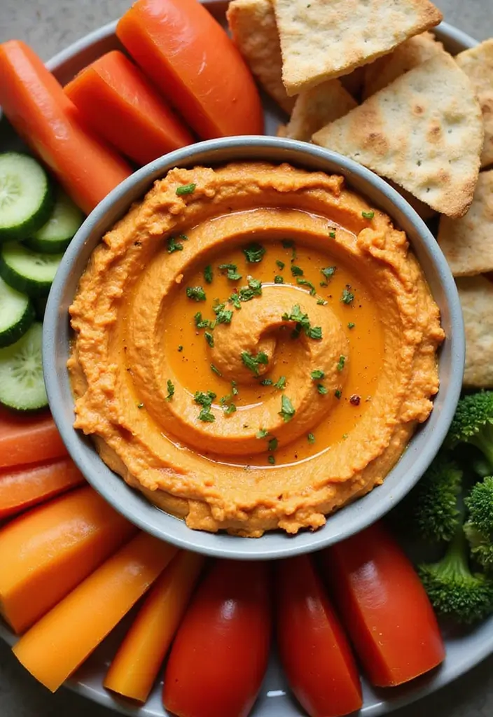 30 Weight Watchers Mediterranean Recipes You’ll Actually Crave 92 30 Weight Watchers Mediterranean Recipes You’ll Actually Crave - 18. Roasted Red Pepper Hummus