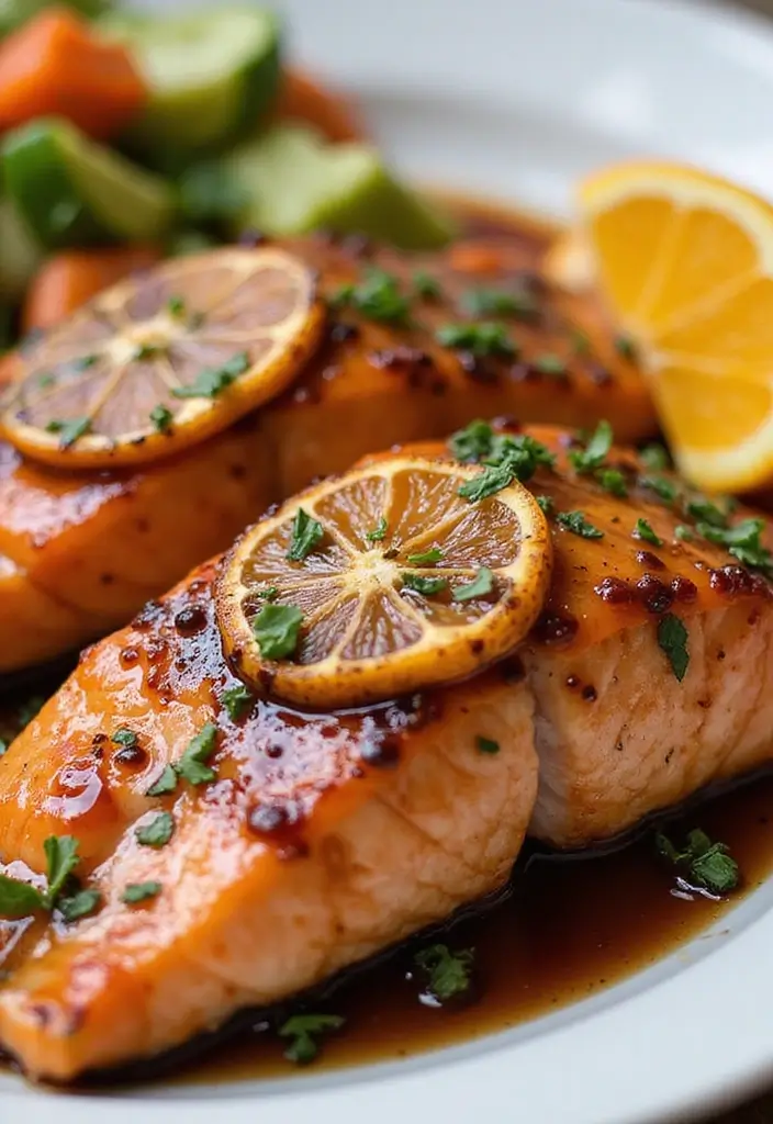 30 Weight Watchers Mediterranean Recipes You’ll Actually Crave 135 30 Weight Watchers Mediterranean Recipes You’ll Actually Crave - 25. Orange-Balsamic Glazed Salmon